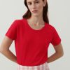 Online American Vintage T-Shirt Femme Gamipy Poivron