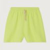 Online American Vintage Short Femme Hapylife Jaune Fluo