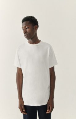 Wholesale American Vintage T-Shirt Homme Fizvalley Blanc