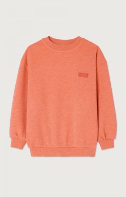 Best American Vintage Sweat Enfant Doven Orange Fluo Surteint