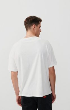 Online American Vintage T-Shirt Homme Gamipy Blanc