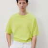 Wholesale American Vintage T-Shirt Homme Fizvalley Jaune Fluo