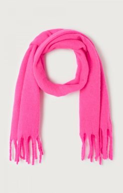 Online American Vintage Echarpe Mixte Zinaco Rose Fluo