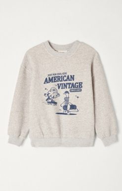 Wholesale American Vintage Sweat Enfant Kodytown Mildred Polaire Chine