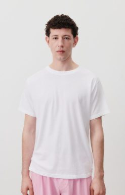 Clearance American Vintage T-Shirt Homme Vupaville Blanc