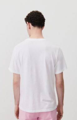 Clearance American Vintage T-Shirt Homme Vupaville Blanc