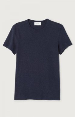 Clearance American Vintage T-Shirt Homme Bysapick Navy