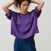 Wholesale American Vintage Top Femme Widland Neon Purple