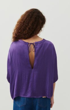 Wholesale American Vintage Top Femme Widland Neon Purple