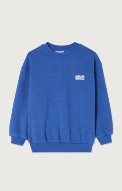 Best American Vintage Sweat Enfant Doven Bleu Roi Surteint