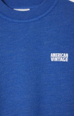 Best American Vintage Sweat Enfant Doven Bleu Roi Surteint