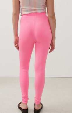 New American Vintage Legging Femme Zelym Rose Fluo