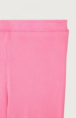 New American Vintage Legging Femme Zelym Rose Fluo