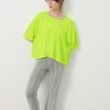 New American Vintage Top Femme Widland Jaune Fluo