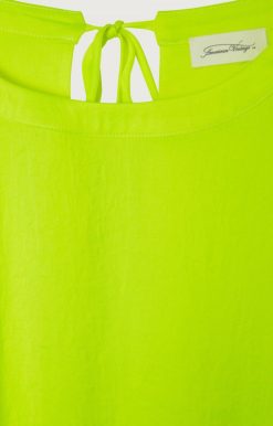 New American Vintage Top Femme Widland Jaune Fluo