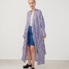 Online American Vintage Veste Femme Shaning Rayures Violettes