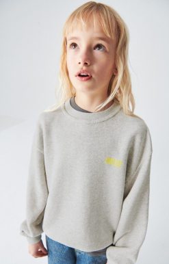 Clearance American Vintage Sweat Enfant Kodytown Polaire Chine