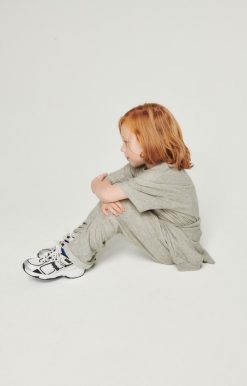 New American Vintage Jogging Enfant Ruzy Gris Clair Chine