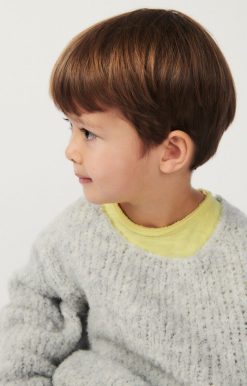 New American Vintage Pull Enfant Zolly Gris Chine