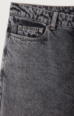 New American Vintage Jean Droit Homme Yopday Grey Salt And Pepper