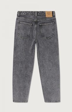 New American Vintage Jean Droit Homme Yopday Grey Salt And Pepper