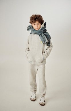 Clearance American Vintage Sweat Enfant Kodytown Polaire Chine