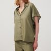 New American Vintage Chemise Femme Okyrow Olive Raye