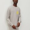 Online American Vintage Sweat Homme Zofbay Gris Chine