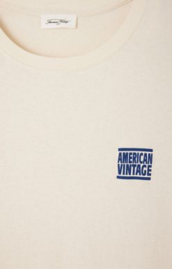 Best American Vintage T-Shirt Homme Ykobow Ecru