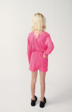 Online American Vintage Short Enfant Bobypark Pink Acide Fluo