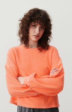 Hot American Vintage Sweat Femme Bobypark Feu Fluo