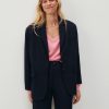 Best American Vintage Blazer Femme Pukstreet Navy