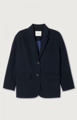 Best American Vintage Blazer Femme Pukstreet Navy