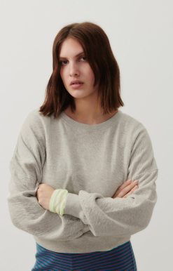 Best American Vintage Sweat Femme Yatcastle Gris Chine