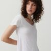 Online American Vintage T-Shirt Femme Jacksonville Blanc