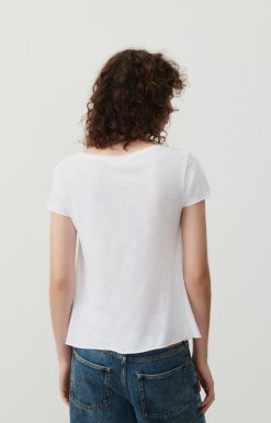 Online American Vintage T-Shirt Femme Jacksonville Blanc