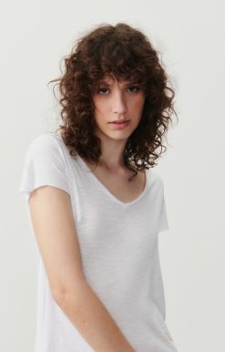 Online American Vintage T-Shirt Femme Jacksonville Blanc