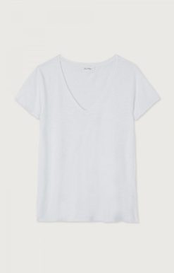 Online American Vintage T-Shirt Femme Jacksonville Blanc