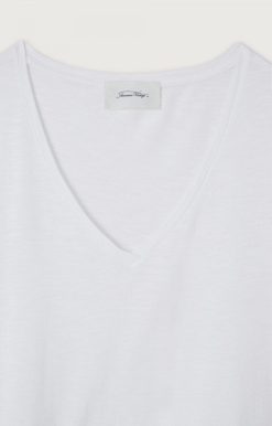 Online American Vintage T-Shirt Femme Jacksonville Blanc