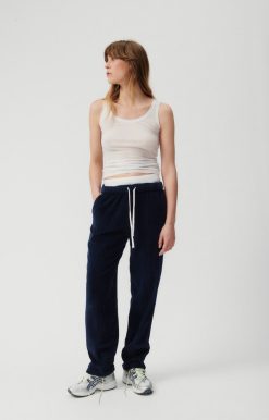 Hot American Vintage Pantalon Femme Padow Navy