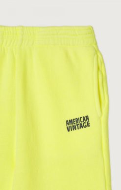 Hot American Vintage Jogging Enfant Izubird Jaune Fluo