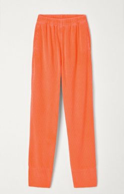 Best American Vintage Pantalon Femme Padow Orange Fluo