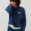 Clearance American Vintage Sweat Femme Hodatown Navy Chine