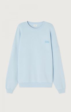 Online American Vintage Sweat Homme Izubird Ciel Vintage