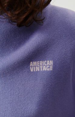 New American Vintage Sweat Femme Izubird Iris Vintage