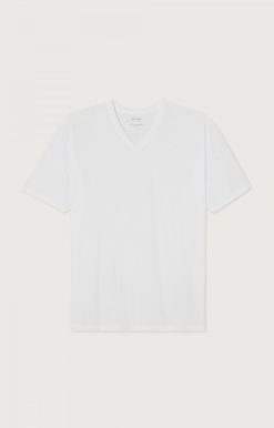 Wholesale American Vintage T-Shirt Homme Devon Blanc