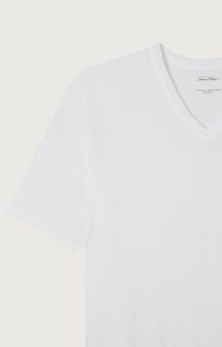 Wholesale American Vintage T-Shirt Homme Devon Blanc