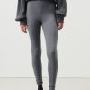 Online American Vintage Legging Femme Ypawood Anthracite Chine