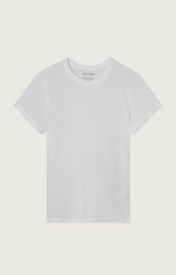 Clearance American Vintage T-Shirt Enfant Devon Blanc