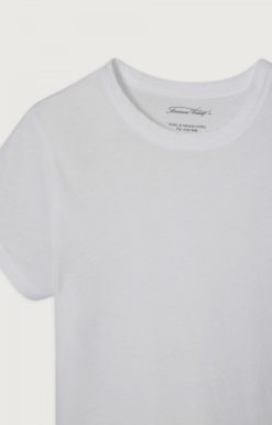 Clearance American Vintage T-Shirt Enfant Devon Blanc